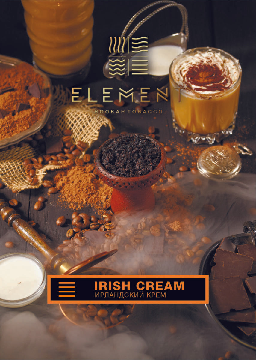 Element Earth Line Irish Cream Hookah Flavors