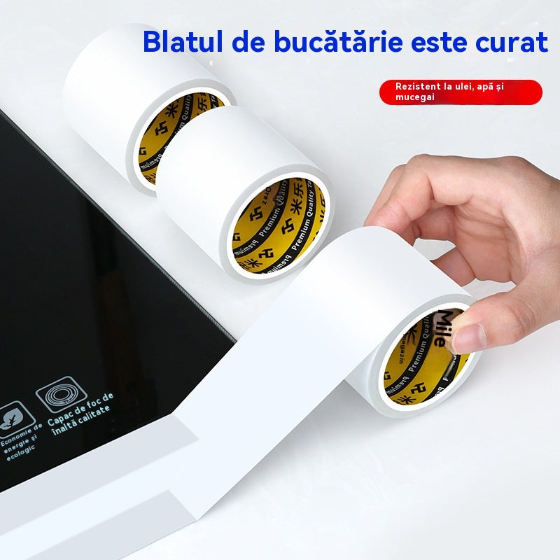 ✨ Bandă autoadezivă pentru bucătărie – anti-ulei, impermeabilă și anti-mucegai