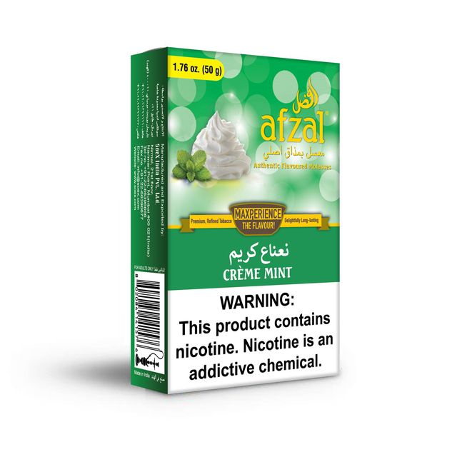 Afzal Cream Mint Hookah Flavors