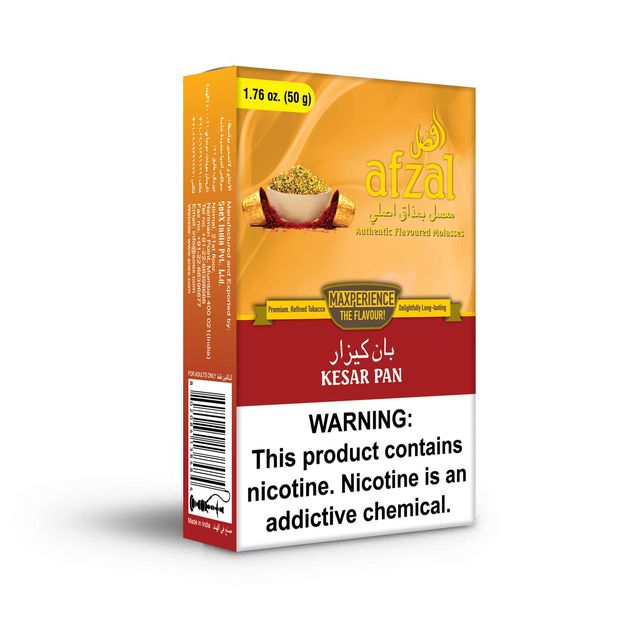 Afzal Kesar Pan Hookah Flavors