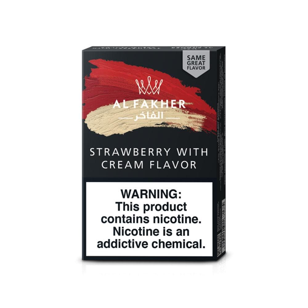 Al Fakher Strawberry With Cream Hookah Flavor