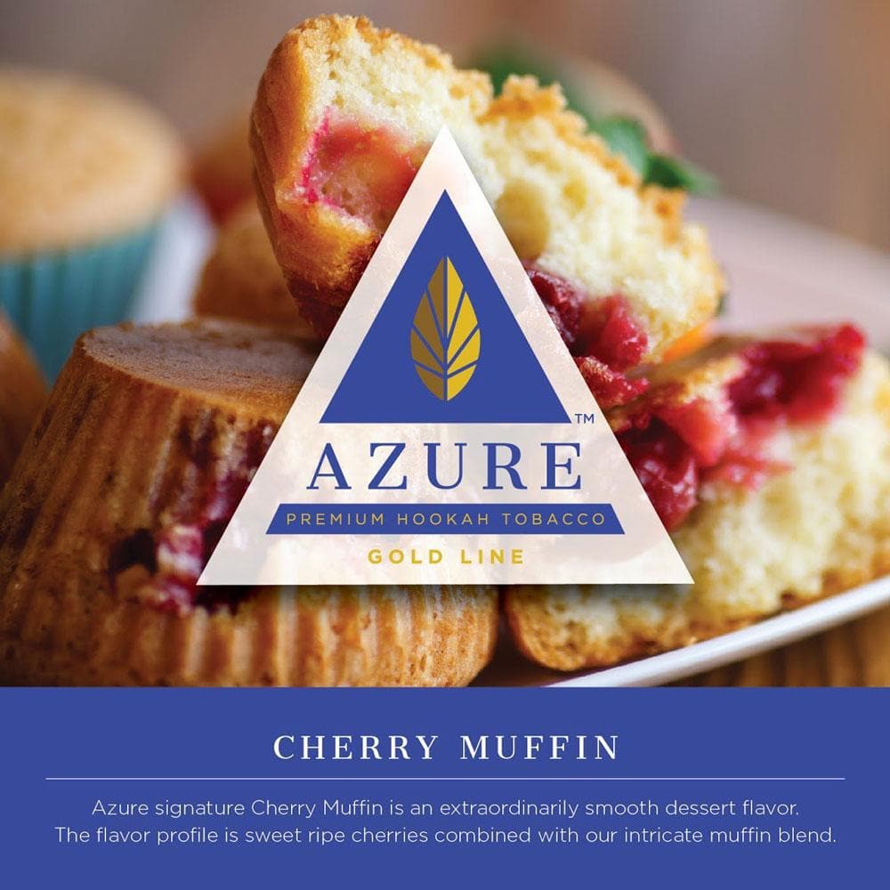 Azure Gold Line Cherry Muffin Hookah Shisha Flavor