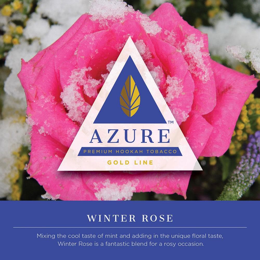 Azure Gold Line Winter Rose Hookah Shisha Flavor