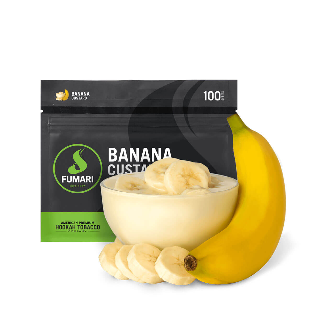 Fumari Banana Custard Hookah Shisha Flavor