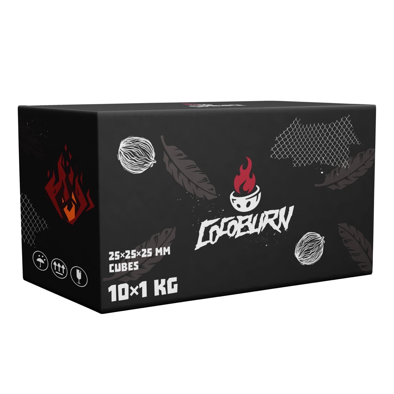 Cocoburn Natural Hookah Coals - Cubes 25 mm