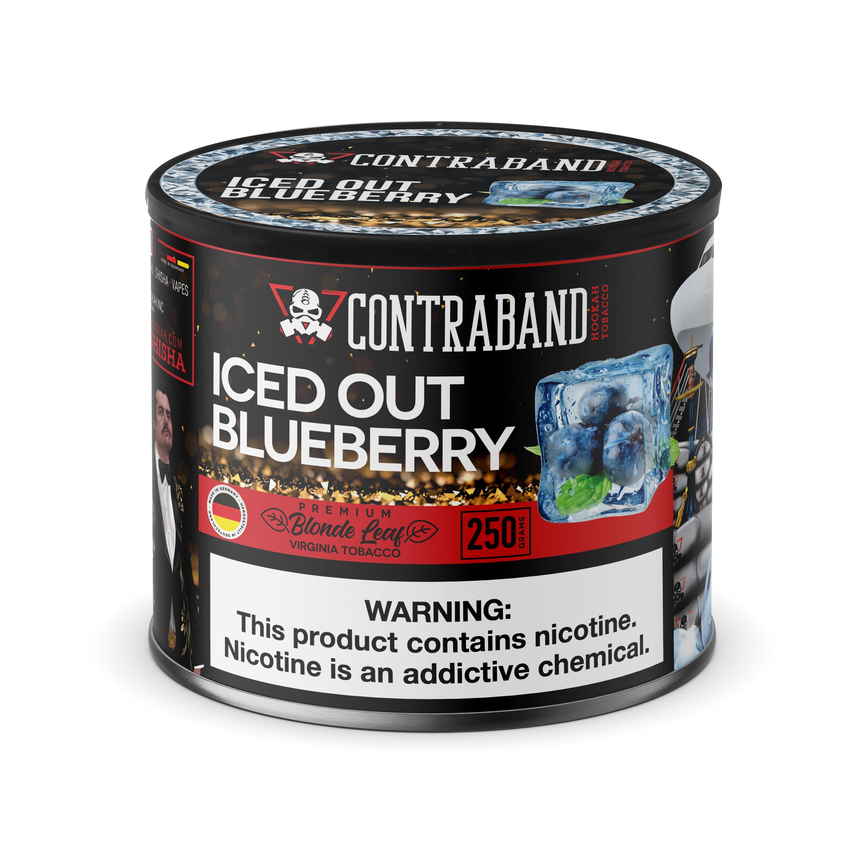 Contraband Iced Out Blueberry Hookah Flavors