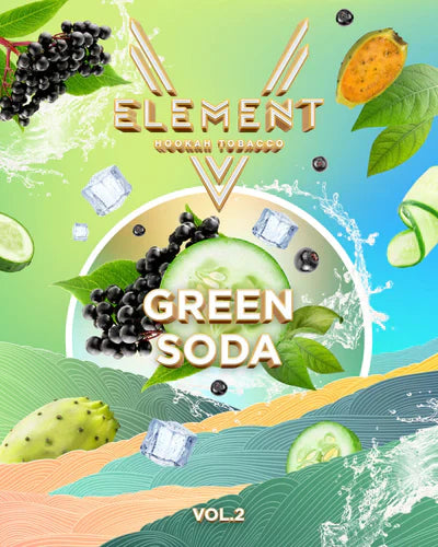 Element V-Line Green Soda 200g Hookah Flavors