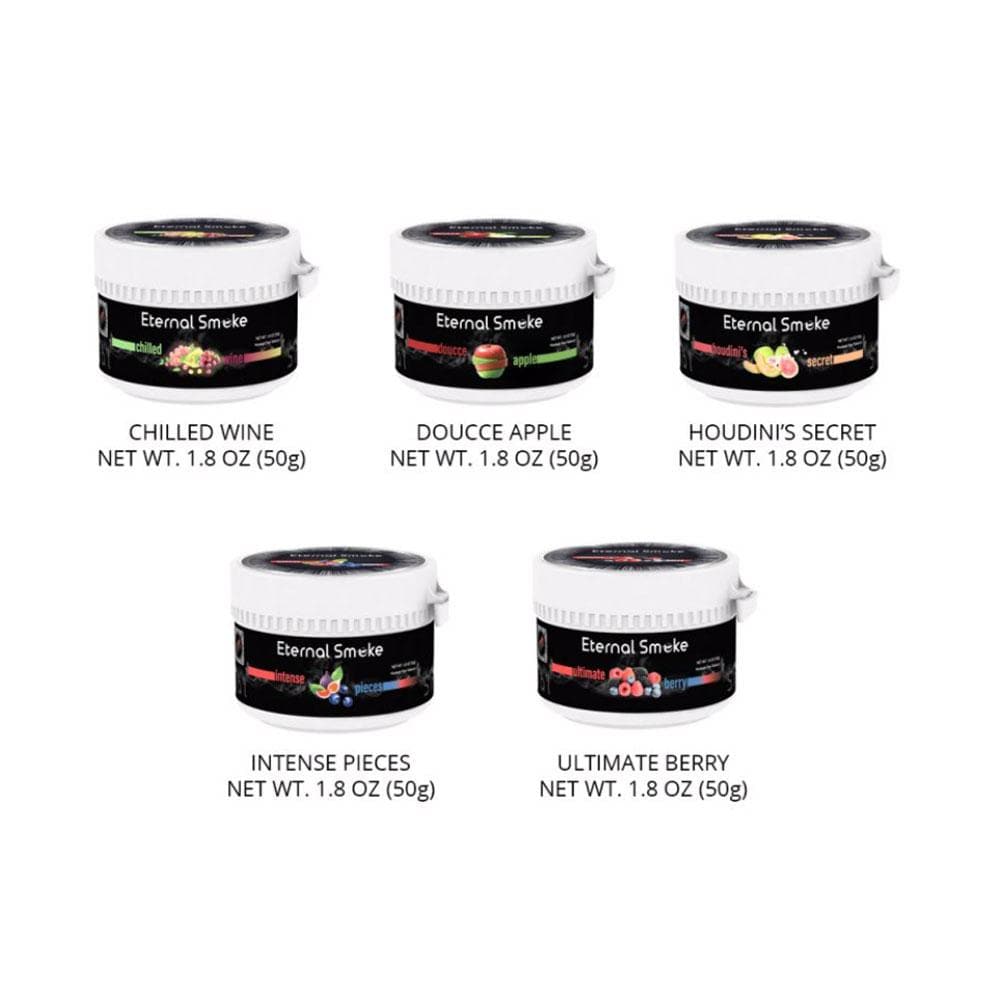 Eternal Smoke Extreme Series - Pack of 5 Assorted Hookah Shisha Tobacco Flavor