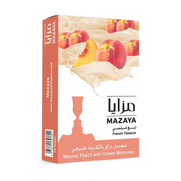 Mazaya Peach with Cream Hookah Flavors