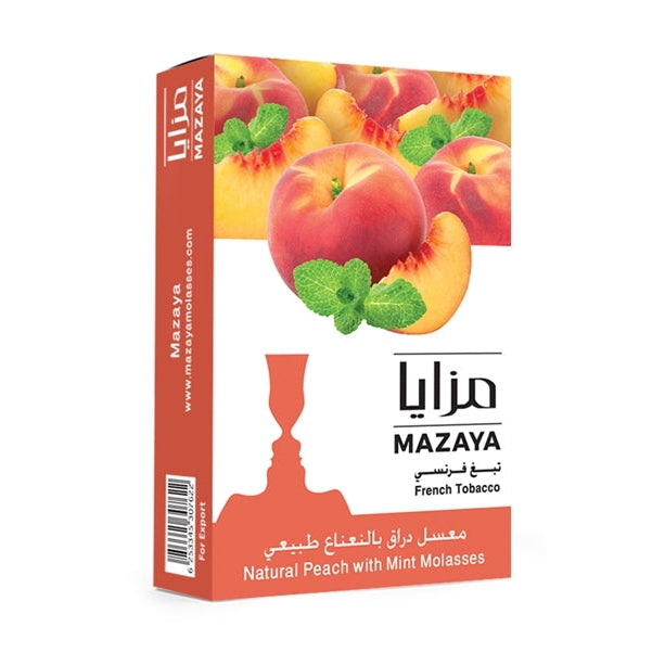 Mazaya Peach with Mint Hookah Flavors