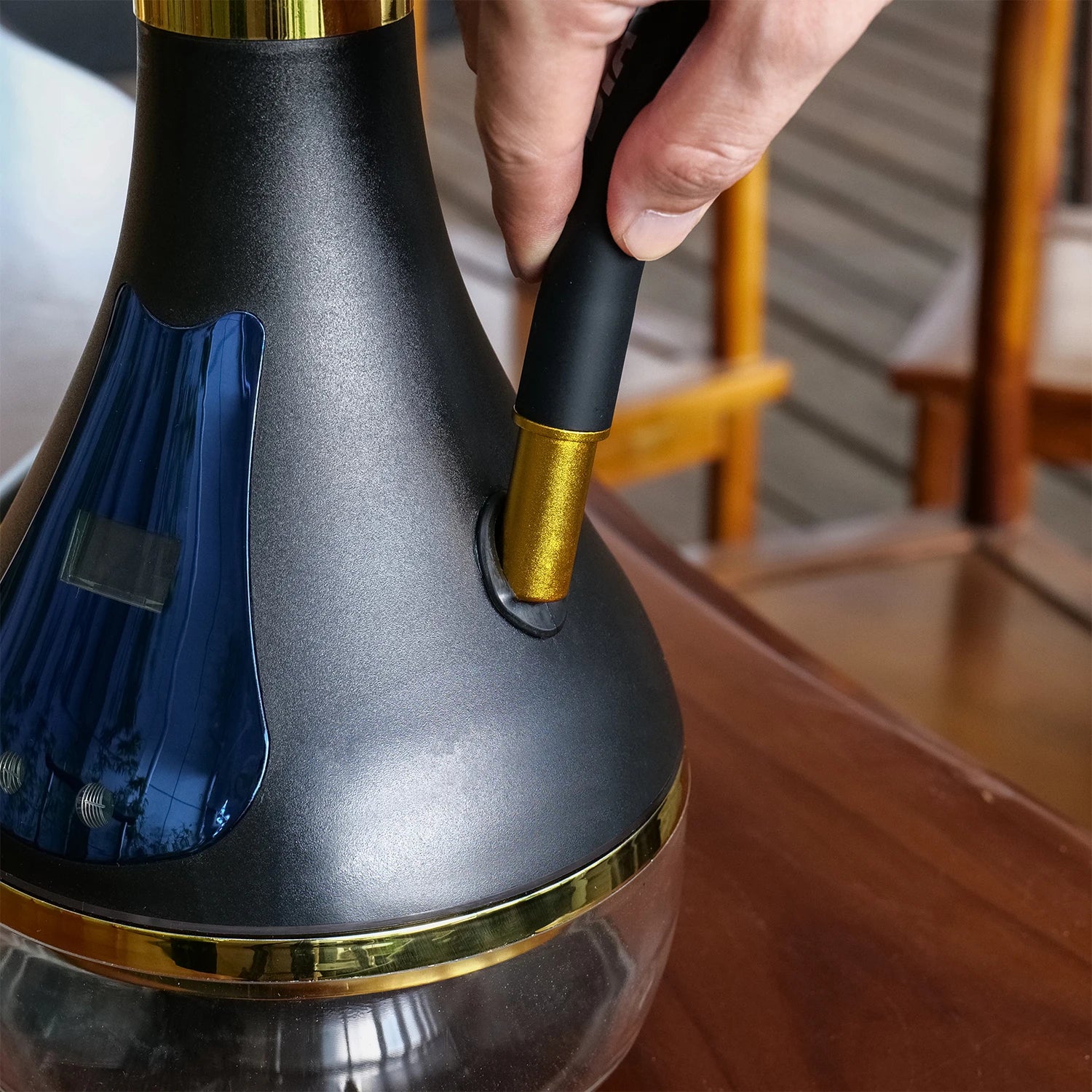 Smart Electric Hookah Shisha Set Portable Travel Electronic Hookah High Quality Shisha with LED Display