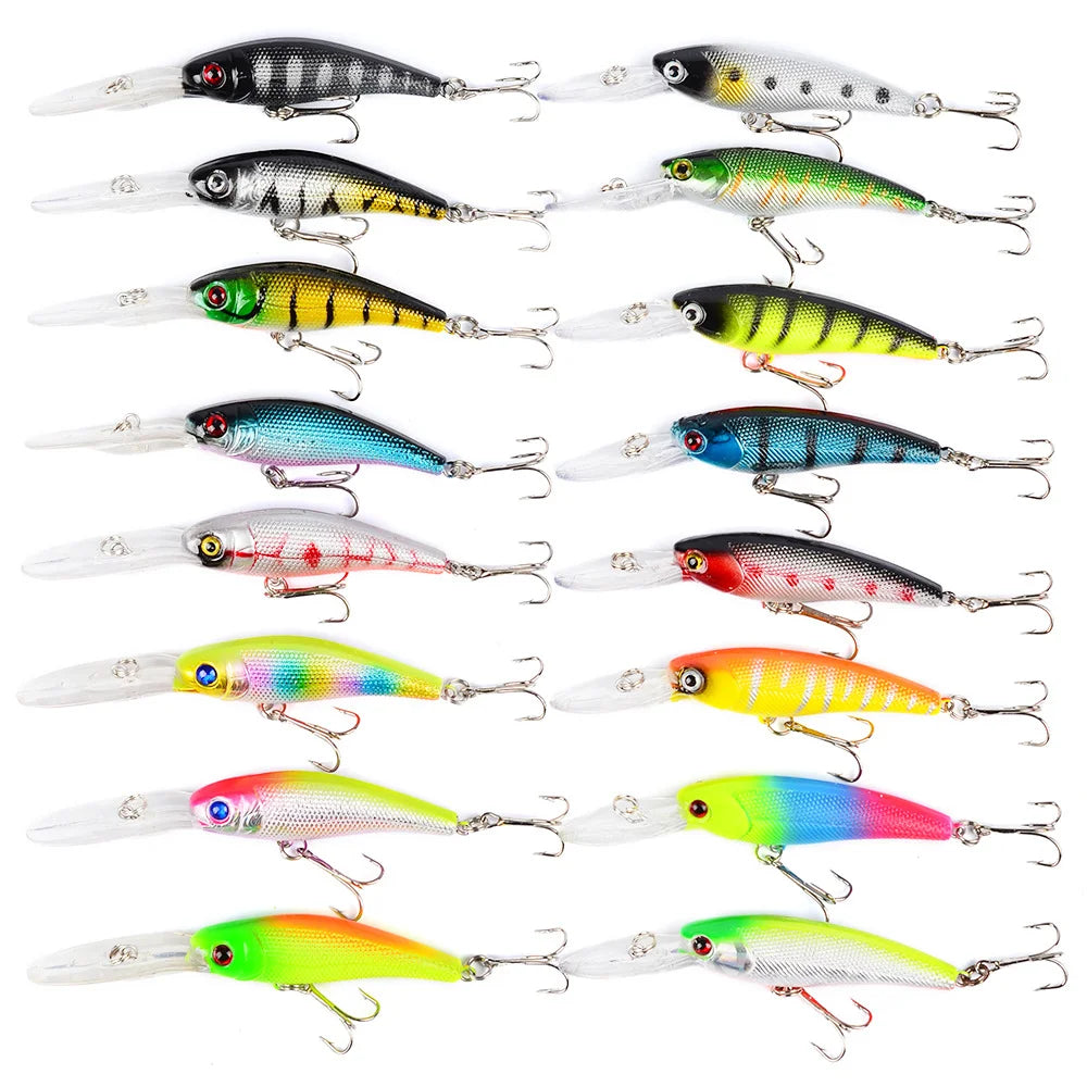 16-Piece Fishing Lure Set