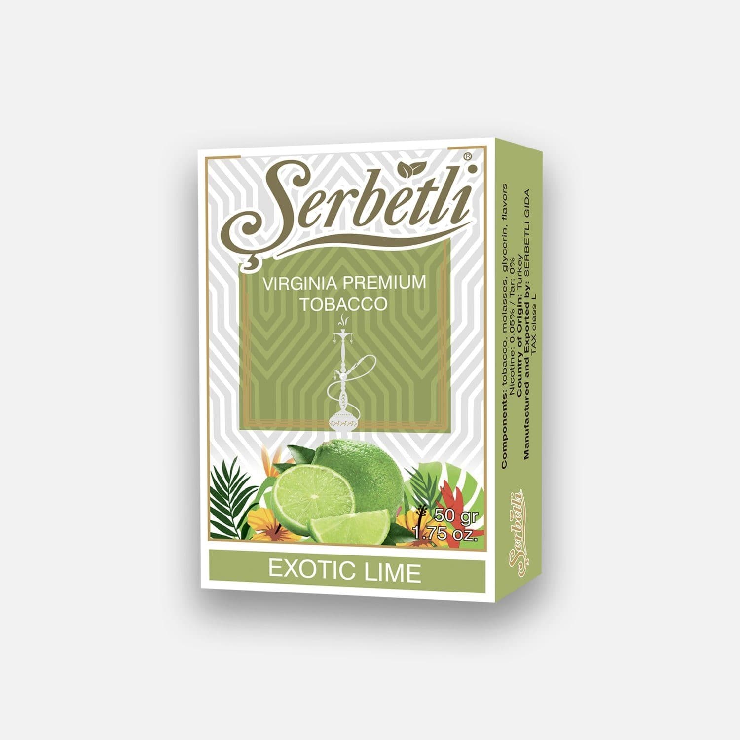 Serbetli Exotic Lime Hookah Flavor