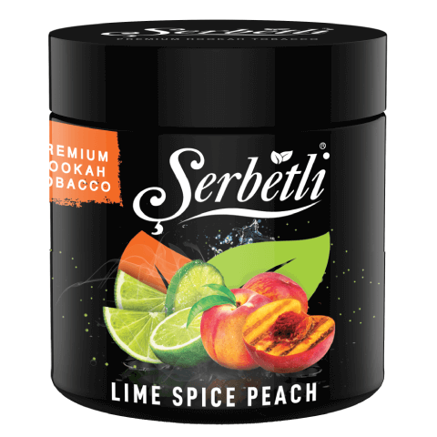 Serbetli Lime Spiced Peach Hookah Flavor