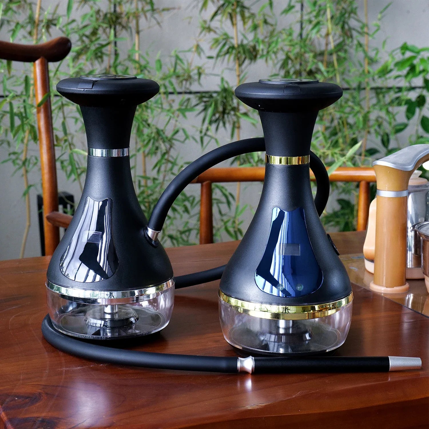 Smart Electric Hookah Shisha Set Portable Travel Electronic Hookah High Quality Shisha with LED Display