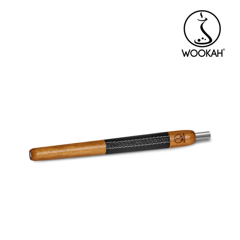 WOOKAH Wooden Mouthpiece IROKO Leather