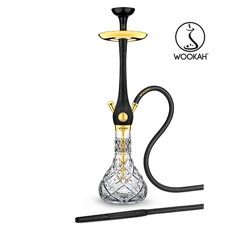 Wookah 24K Gold-Plated Olives Nox Hookah Set