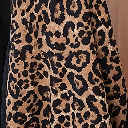 Women's Leopard Print Long Skirt