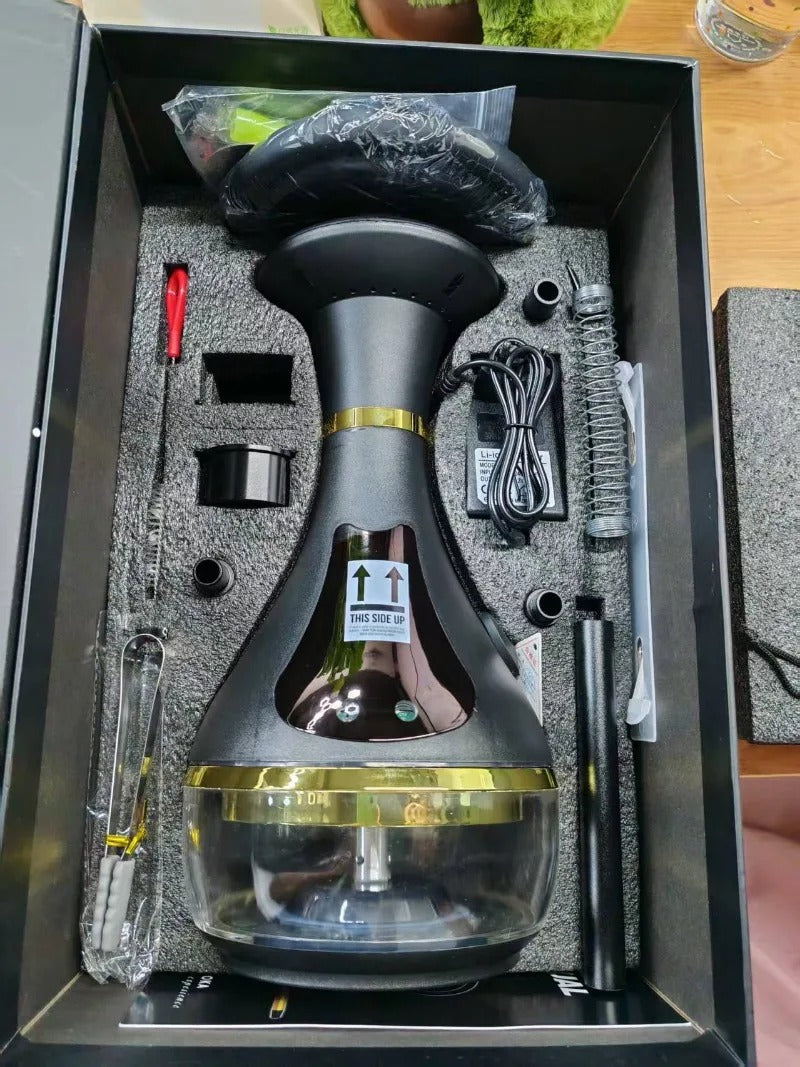 Smart Electric Hookah Shisha Set Portable Travel Electronic Hookah High Quality Shisha with LED Display