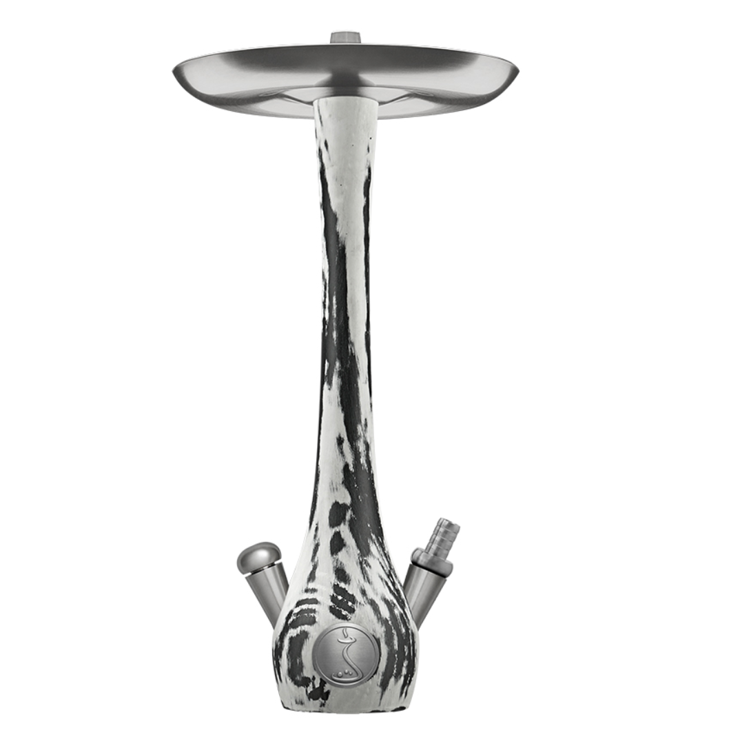 Wookah Hookah White Black