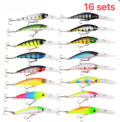 16-Piece Fishing Lure Set