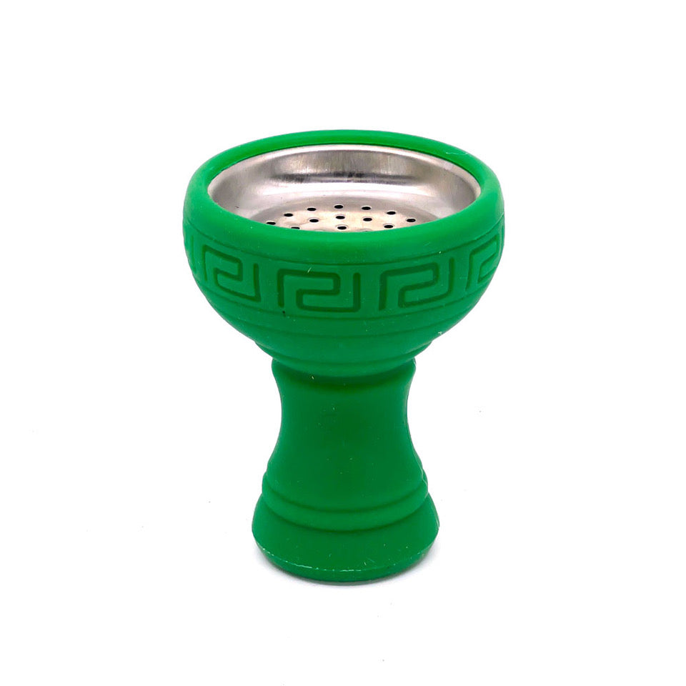 Silicone Hookah Shisha Bowl With Metal Screen