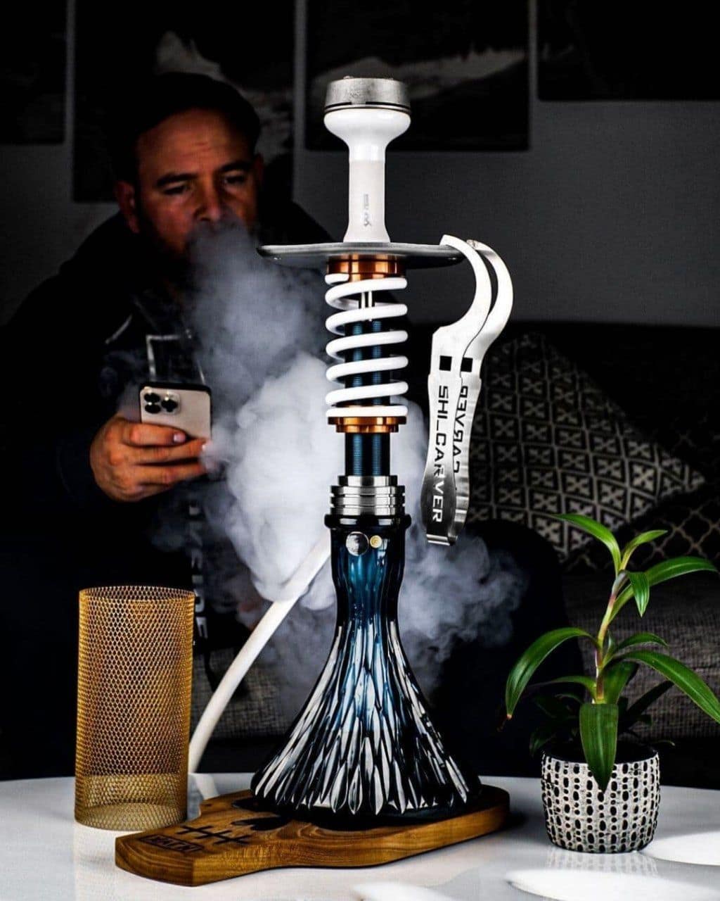Shi Carver Static Hookah