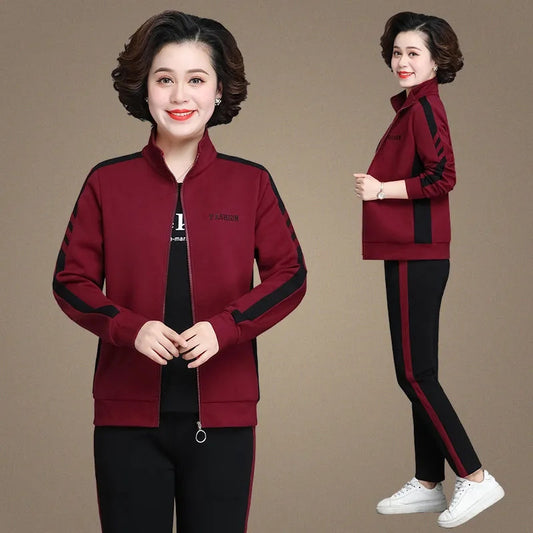 🔥Ergebnis 1 Mal 1 Gratis🔥【M-5XL】【Jacke + Hose】😍 Set sportlich lässig jetzt neu, meine Stute 