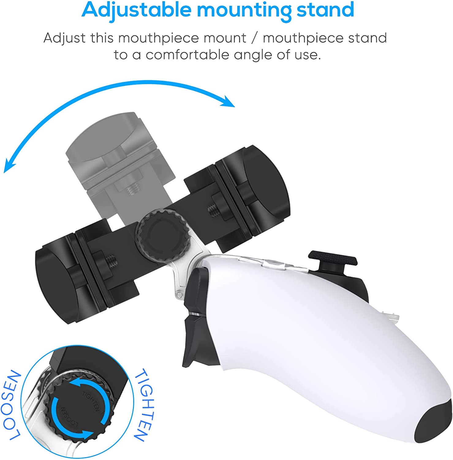 Hookah Hose Holder Clip For PS5 Controller