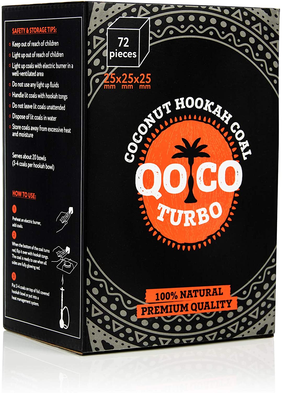Qoco Turbo Premium Hookah Coals