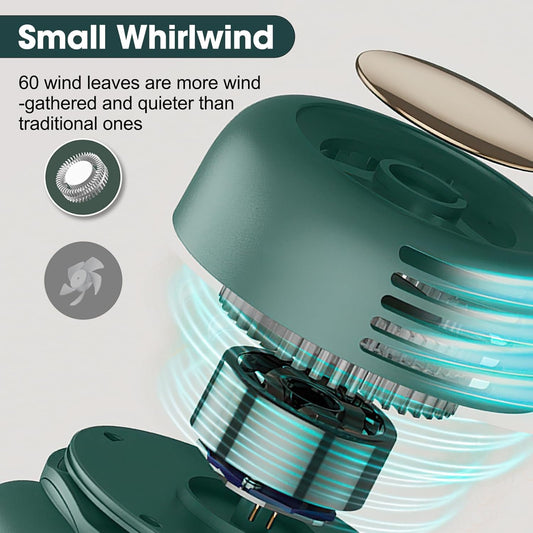 Kleiner Clip-Ventilator, geeignet für Outdoor, Camping und Reisen 