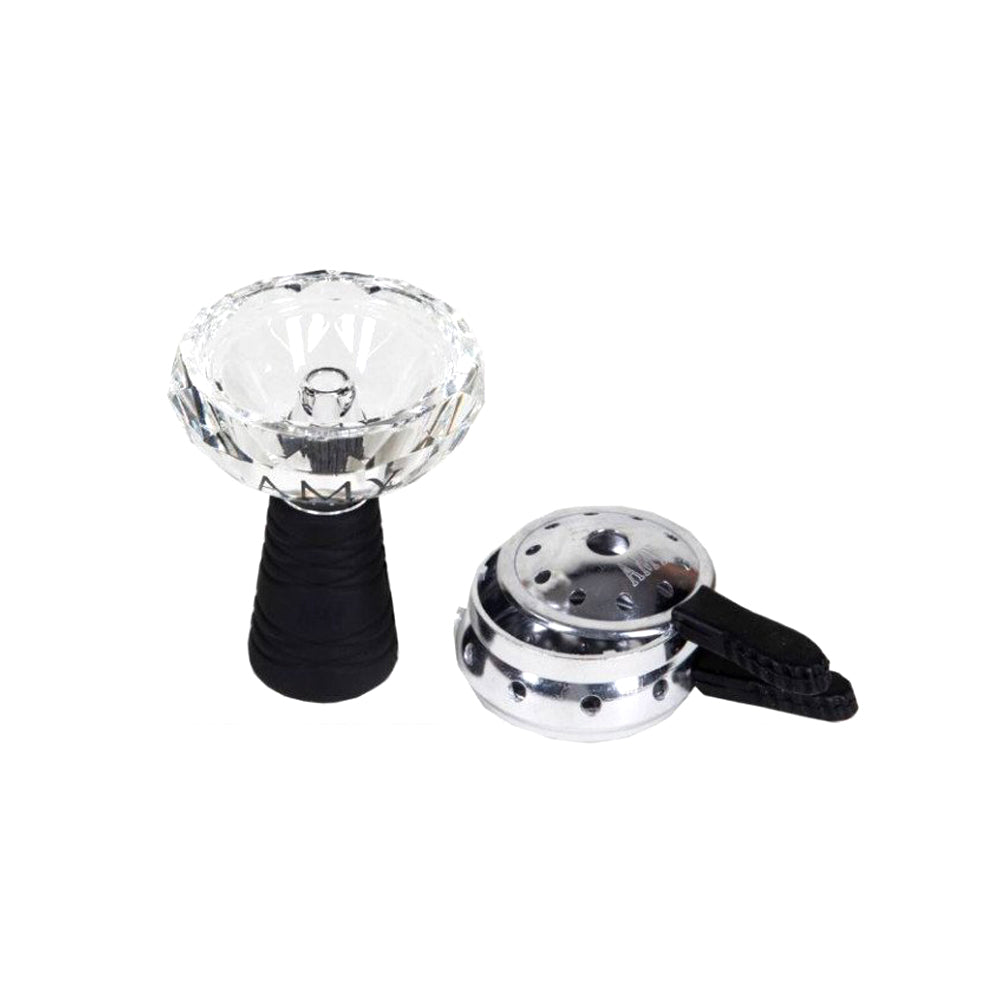 AMY Deluxe Glassi Crystal Hookah Bowl Set 1003