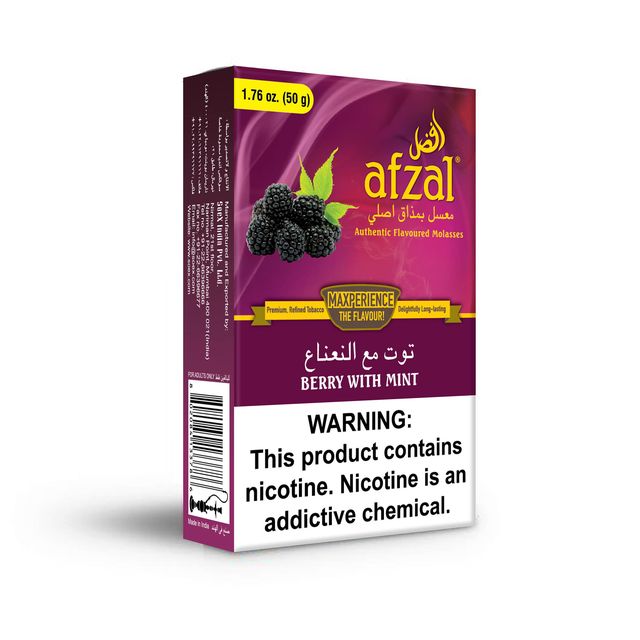 Afzal Berry with Mint Hookah Flavors
