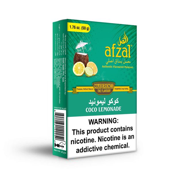 Afzal Coco Lemonade Hookah Flavors