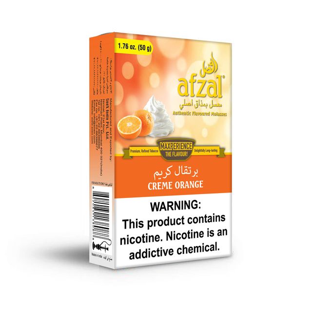 Afzal Cream Orange Hookah Flavors