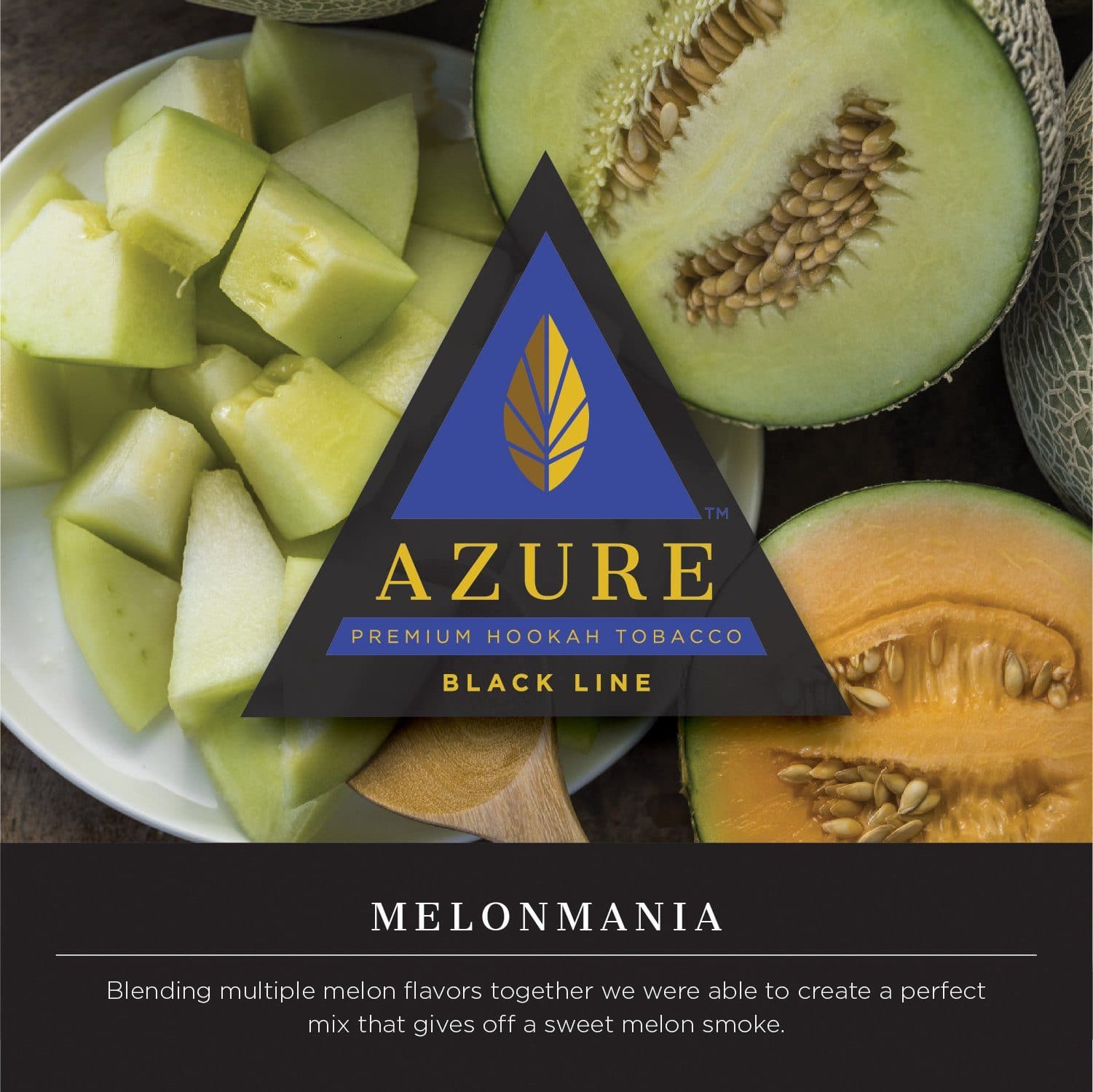 Azure Black Line Melonmania Hookah Shisha Flavor