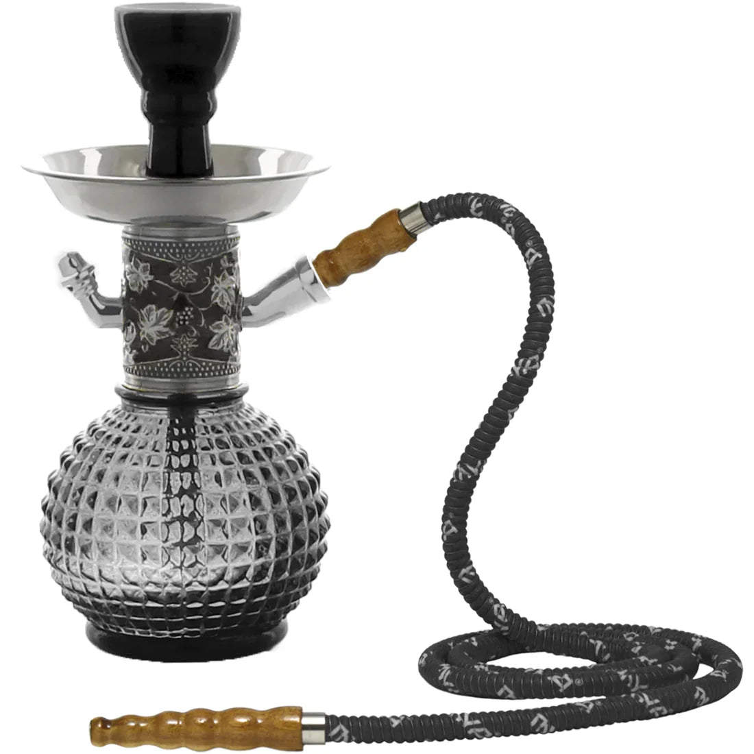 MYA Bambino Chrome Glass Small Hookah