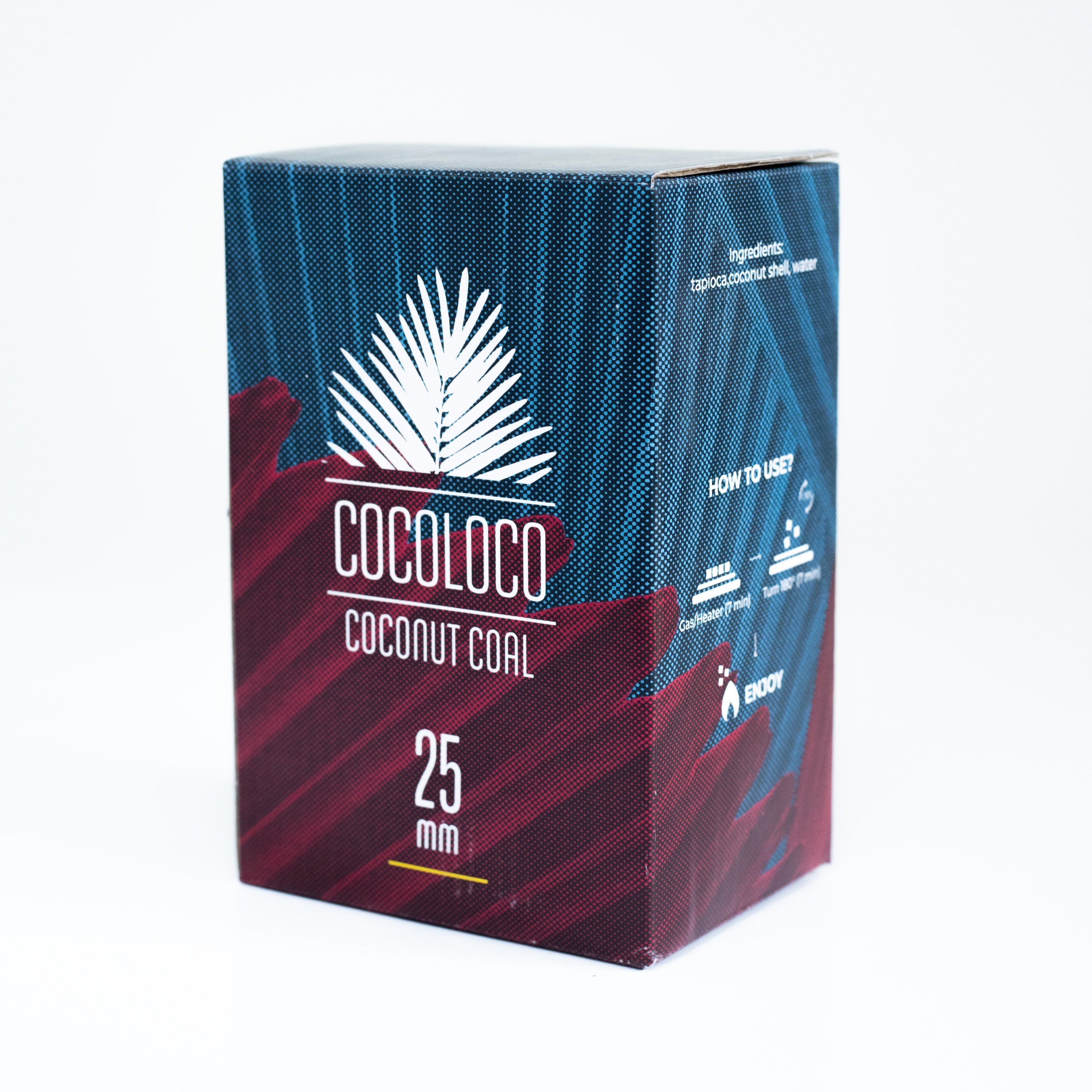Cocoloco Coconut Hookah Coals 25 mm