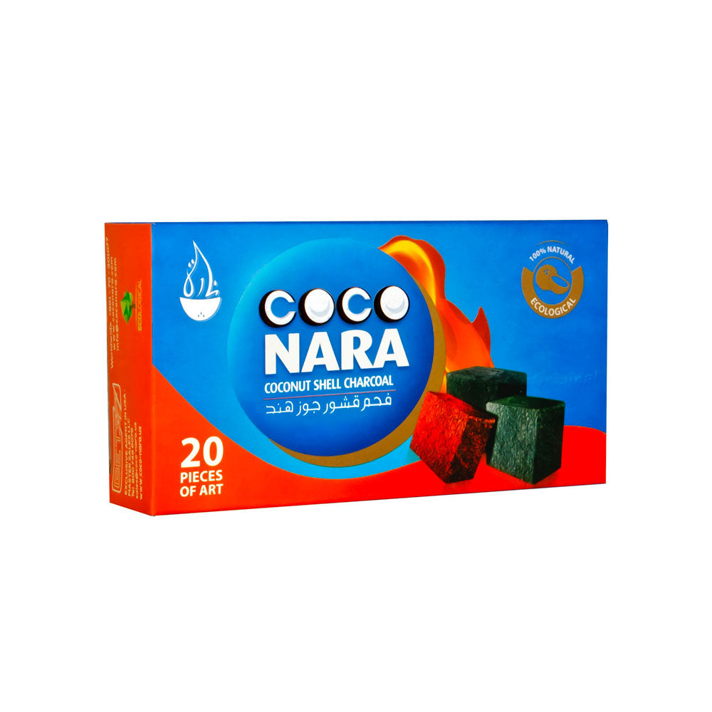 Coconara Natural Hookah Coals - Flats (20 pieces)