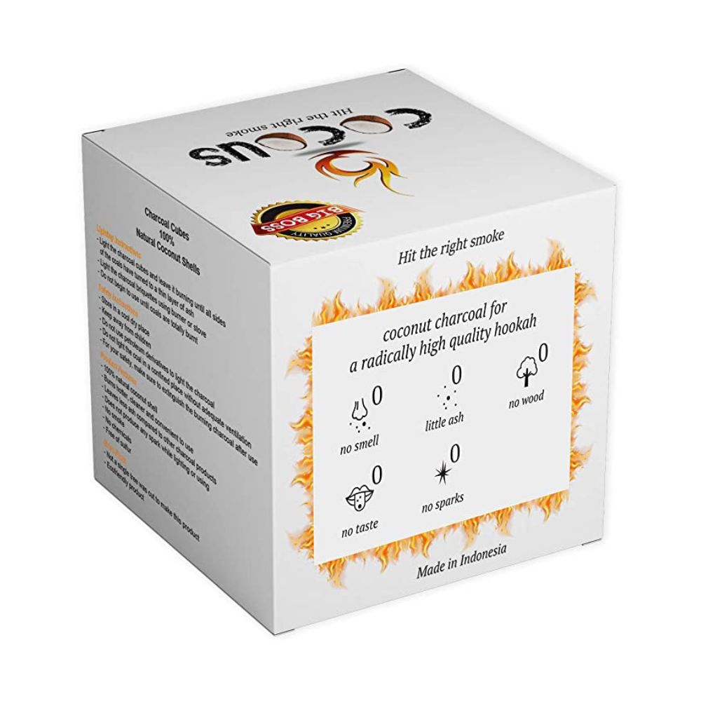 CocoUS Natural Hookah Coals 26 mm