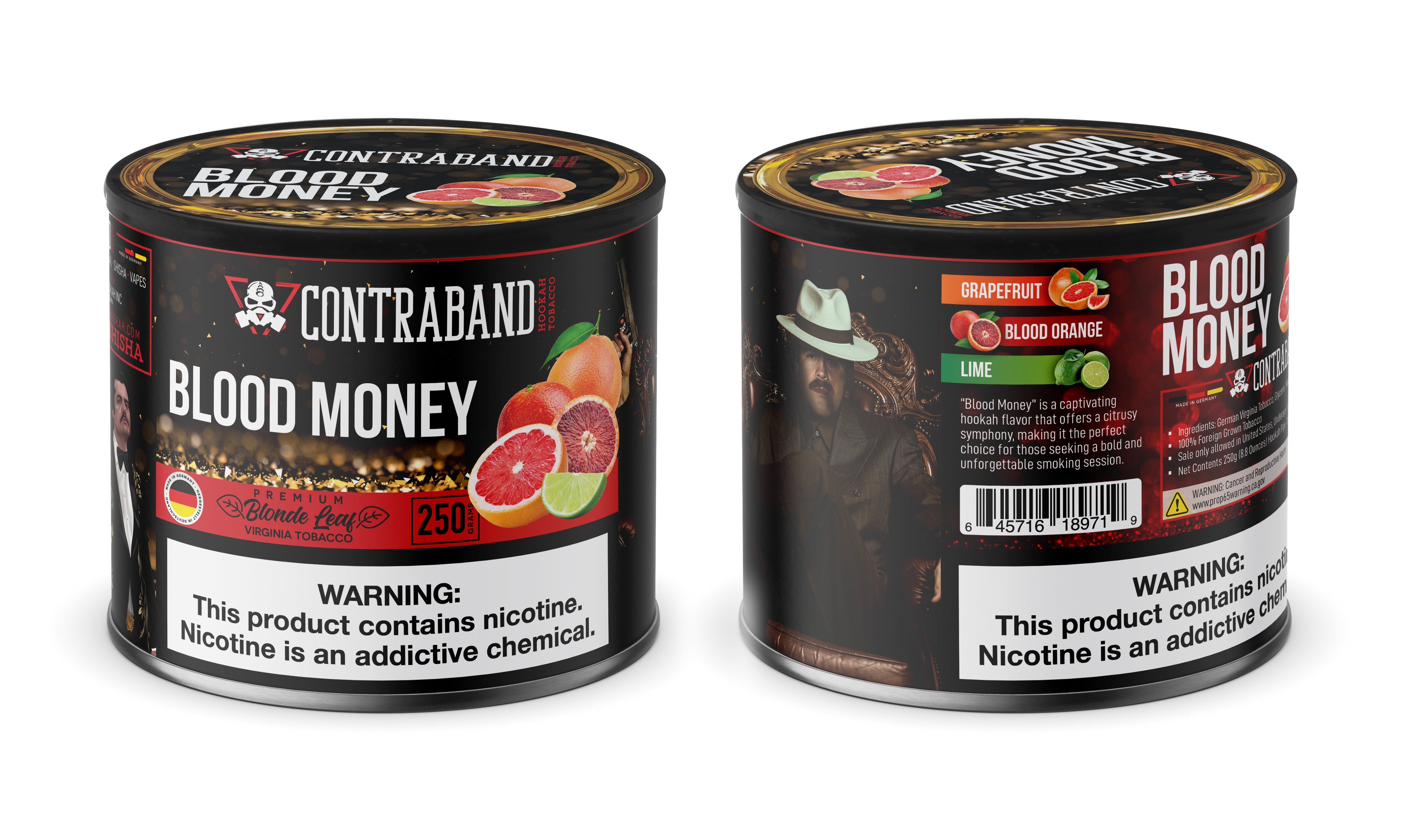 Contraband Blood Money Hookah Flavors
