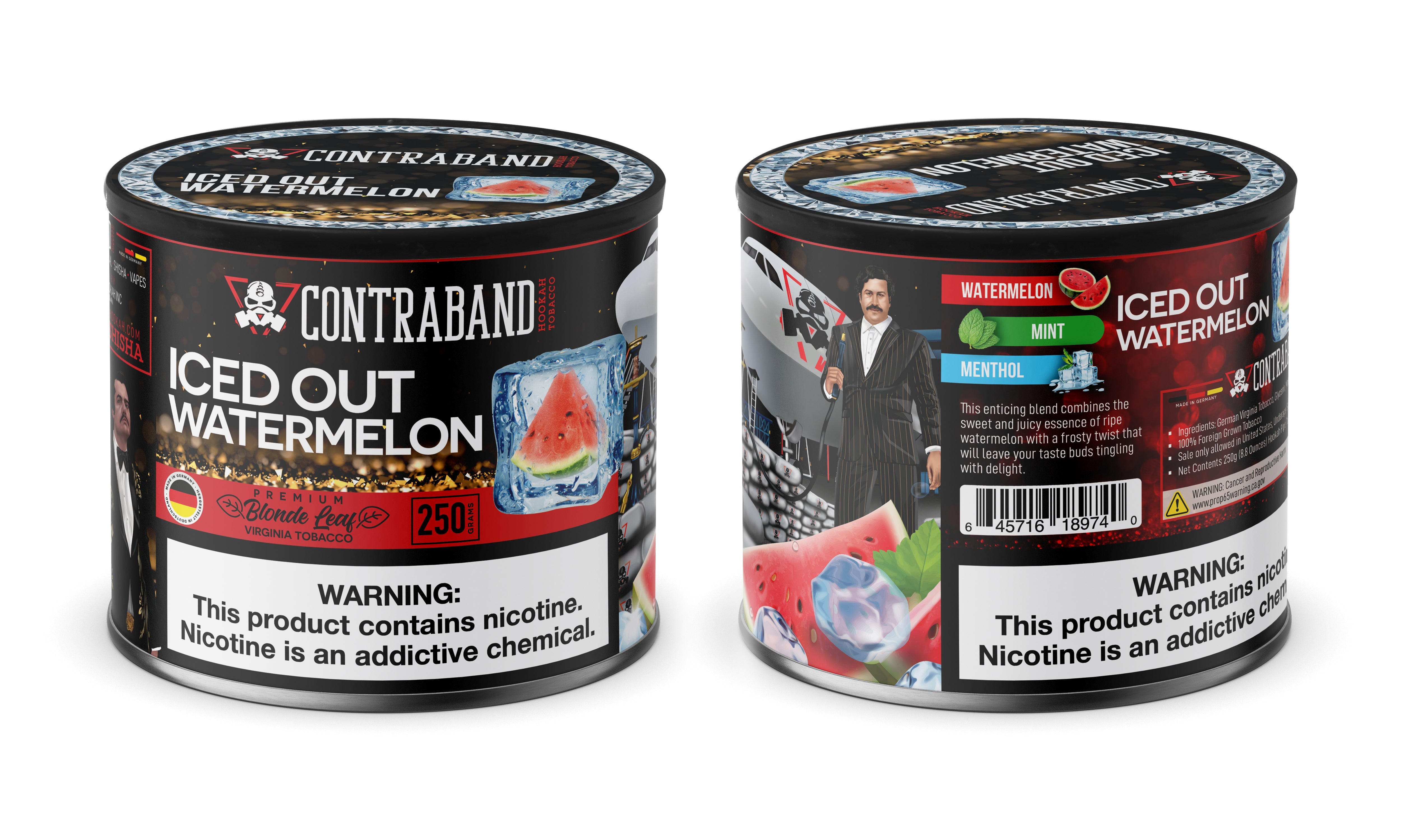 Contraband Iced Out Watermelon Hookah Flavors