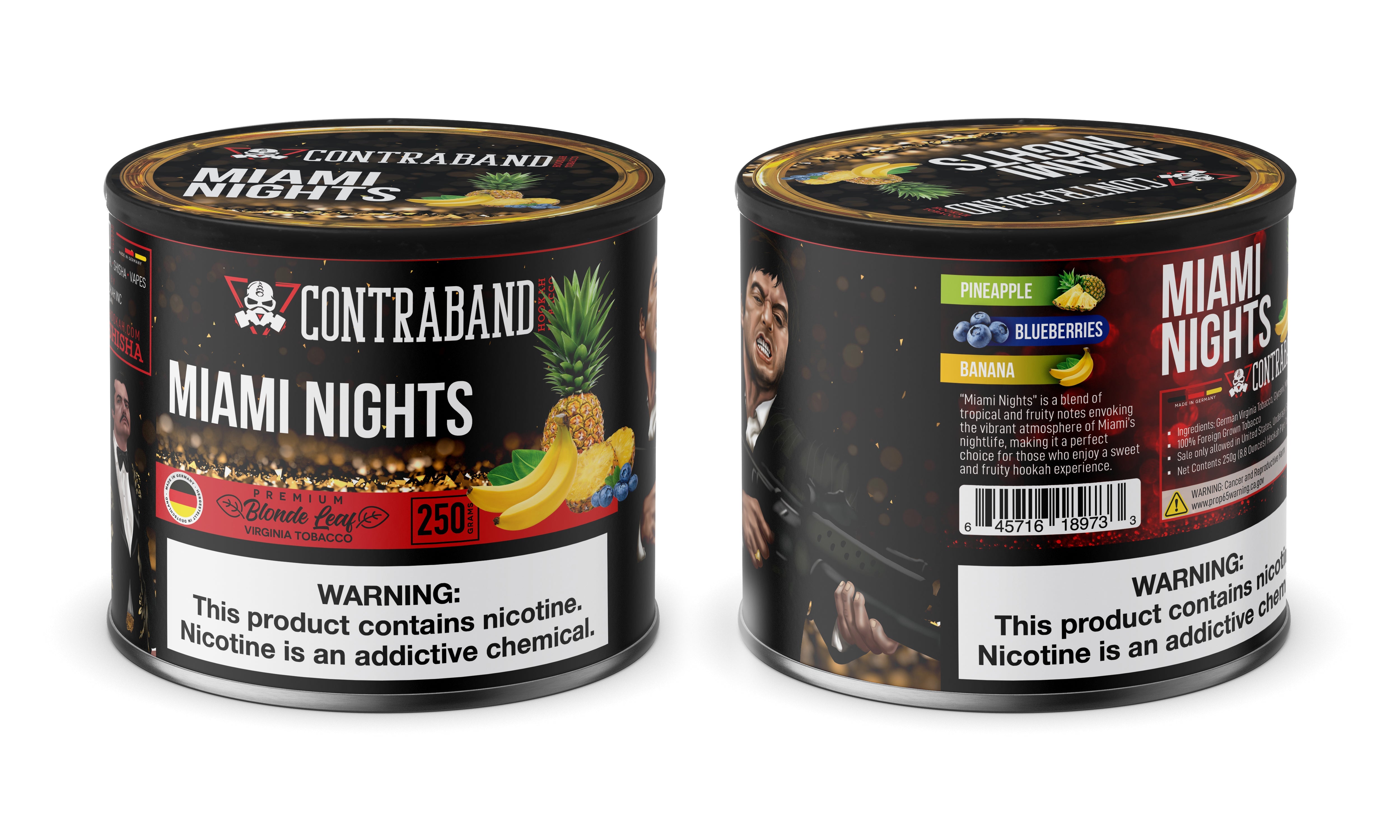 Contraband Miami Nights Hookah Flavors
