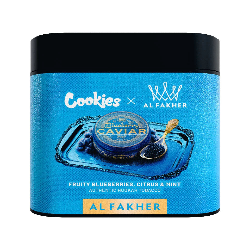 Cookies x Al Fakher Blueberry Caviar Hookah Flavor