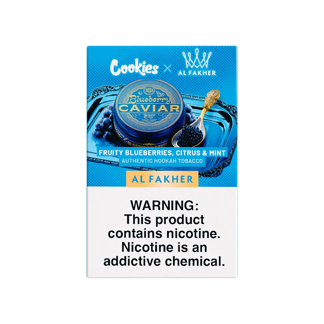 Cookies x Al Fakher Blueberry Caviar Hookah Flavor