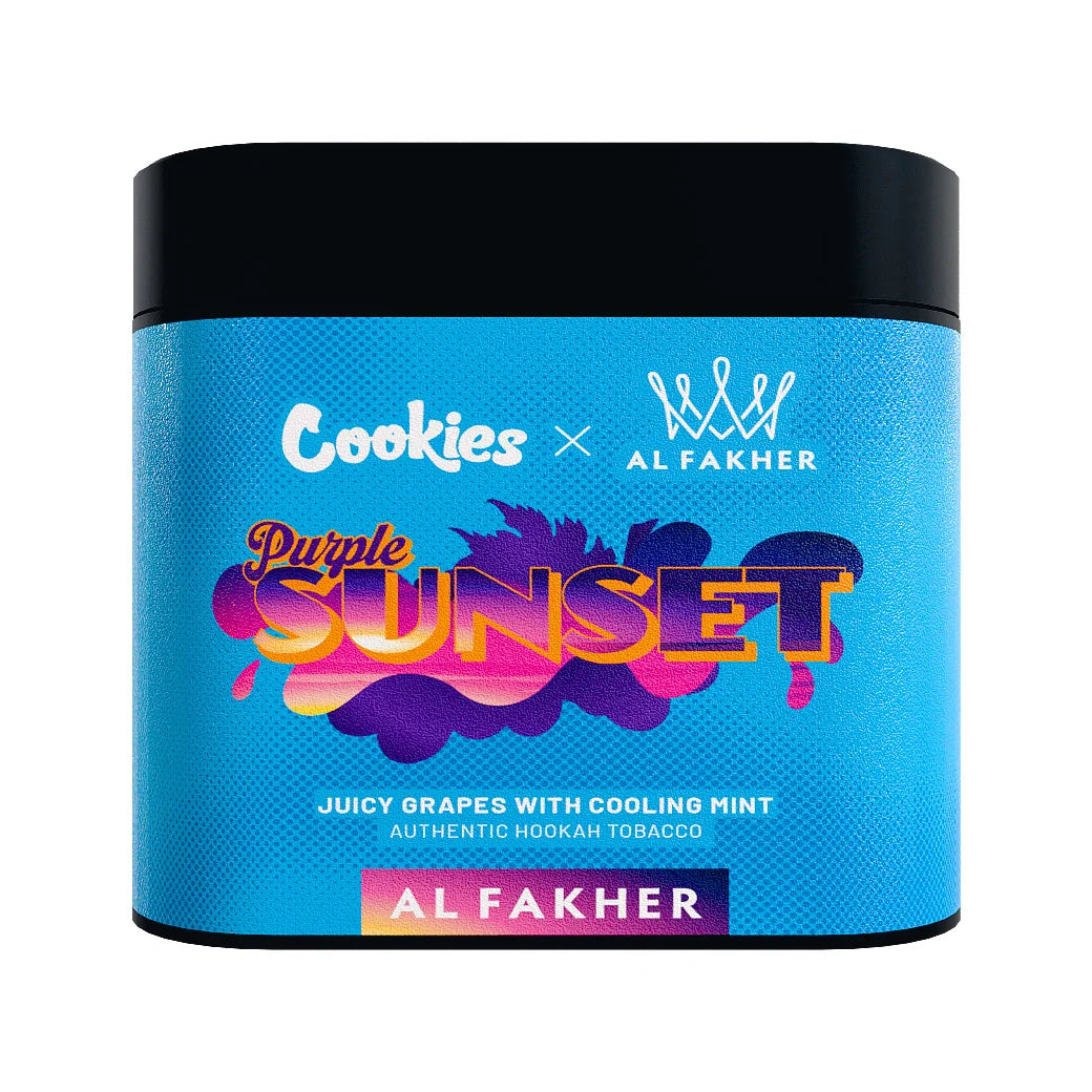 Cookies x Al Fakher Purple Sunset Hookah Flavor