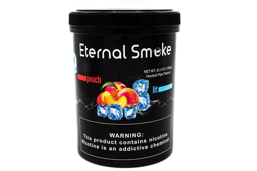Eternal Smoke Peach Lit Hookah Shisha Tobacco Flavor