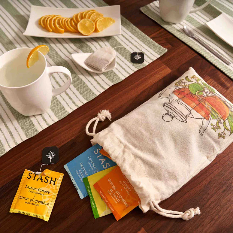 Stash Herbal and Decaf Tea Bags Sampler - Caffeine Free - 50 Ct, 25 Flavors