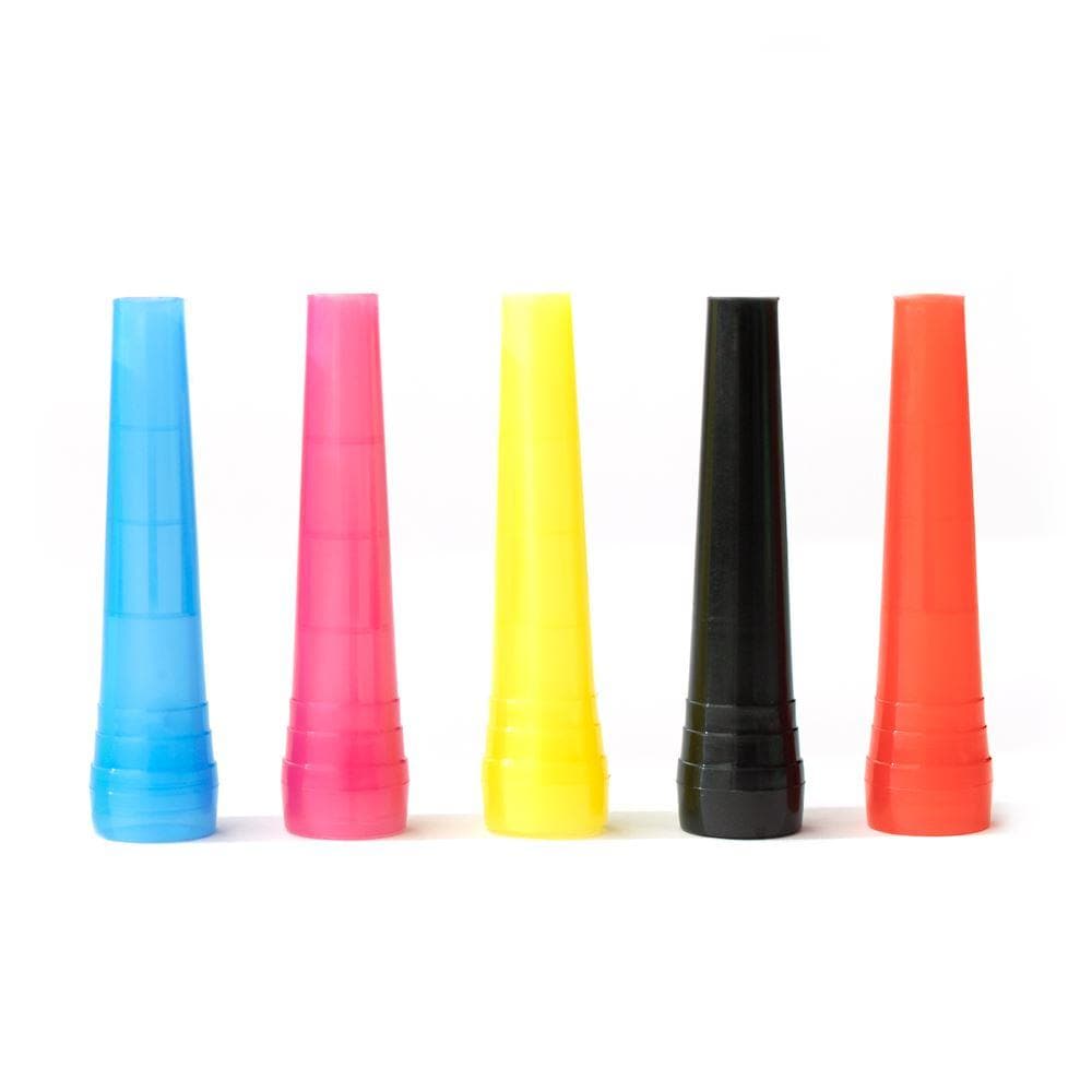 Icon Tips - 100 Disposable Mouth Tips for Hookah - 6 mixed colors