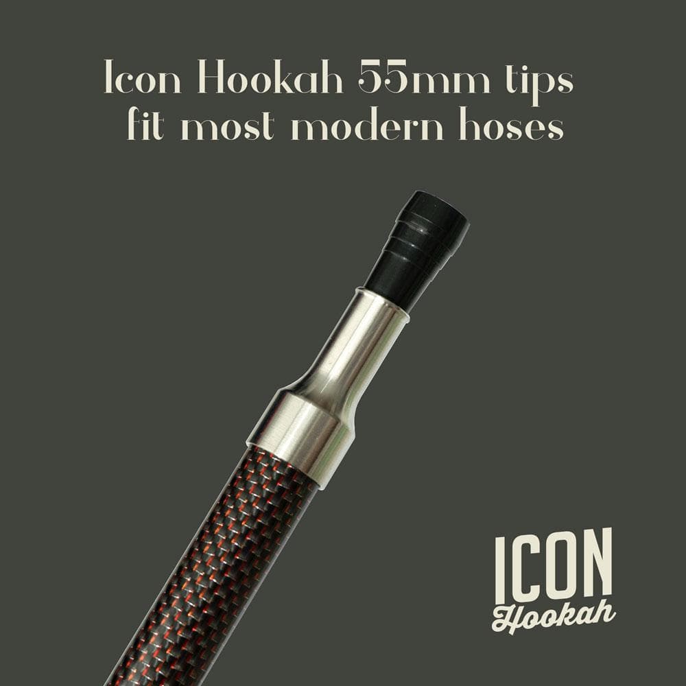 Icon Tips - 100 Disposable Mouth Tips for Hookah - 6 mixed colors